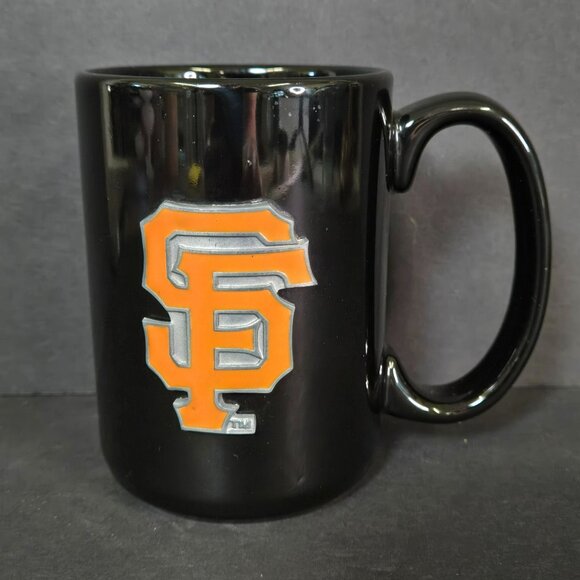 Pair (2) San Francisco Giants 3D Metal Emblem Mug 2012 Great American Products - Picture 2 of 13